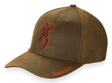 Browning Rhino Baseball Cap Brown With Logo Gun Sports Shooting Mens Hat