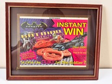 Vintage Batman Advertisement – Framed Collectible Poster Artwork