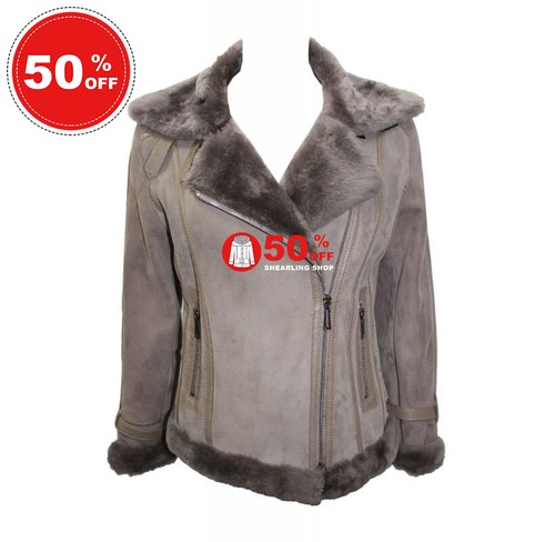 Ladies sheepskin jacket - ladies,