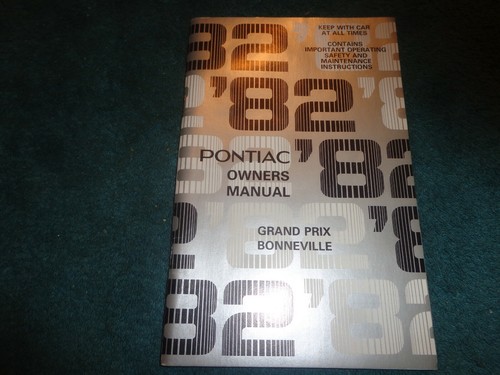 1982 pontiac grand prix - 1982,