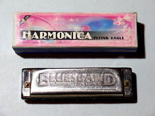 Vintage Hohner International BLUESBAND Harmonica in Flying Eagle Box