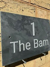 Large Slate House Sign Name