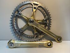 Vintage Campagnolo Super Record Strada Gold Spider Bicycle Chainset 52/42t 170mm