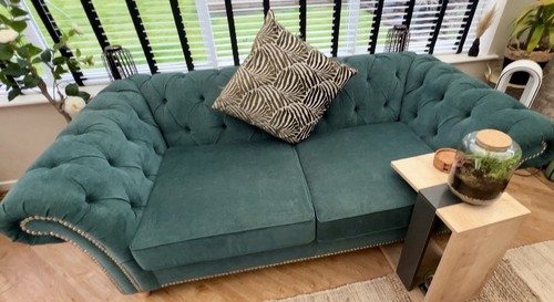 Next teal fabric seater - fabric,