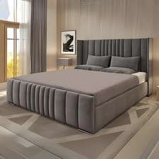 Winged Panel Bed Frame Plush