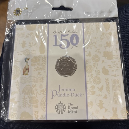 Jemima puddle duck 50p x5 - puddle,