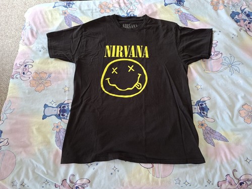Nirvana happy face black - nirvana,