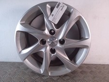 2015 PEUGEOT 208 15" INCH 7 SPOKE 4 STUDS ALLOY WHEEL 6JX15 9673773577