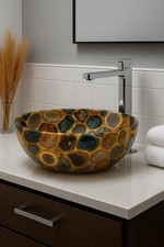 Luxury Agate Stone Vessel Sink