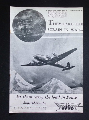 Original 1944 advert - original, york