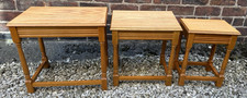 Vintage Light Oak Nest of