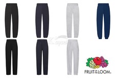 KIDS JOG PANTS Light/ Thick Sweat Pant Fruit of the Loom Boy Girl Jogging Bottom