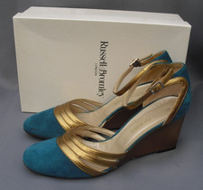 Russell & Bromley Teal and