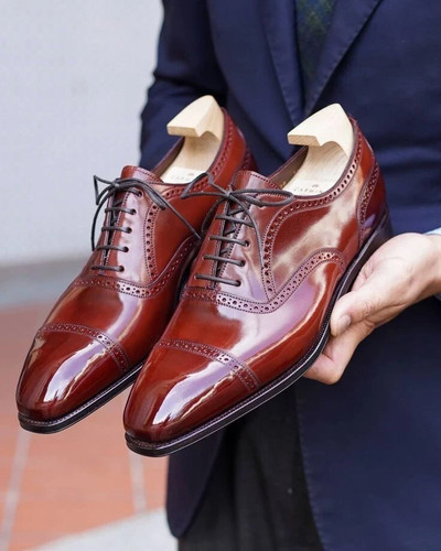Handmade men brown - men's,