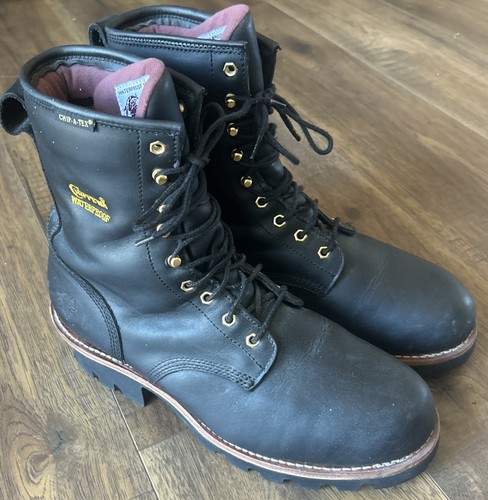 Chippewa 73050 black leather - #73050,