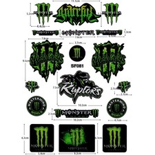 Monster reflective motorcycle - monster,