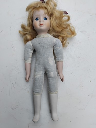 Vintage soft doll with - ,