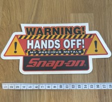 Snap-On Tool Box Vintage Decal