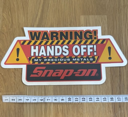 Snap tool box - snap-on, decal