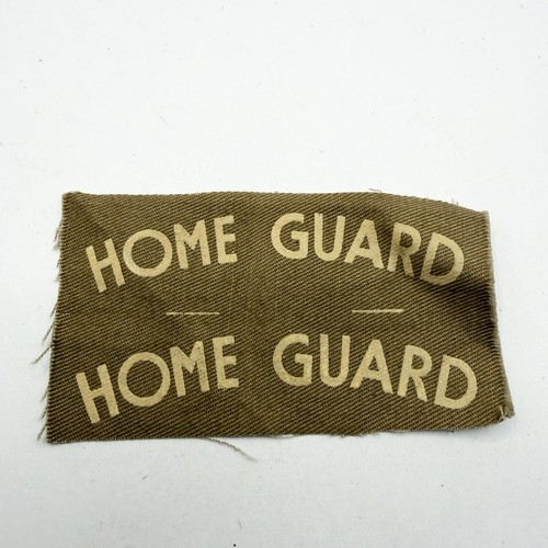 Genuine ww2 home guard printed - home,