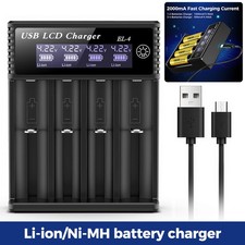 Smart 4-Slot Battery Charger
