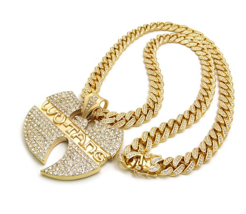 Iced tang clan pendant - wu-tang,