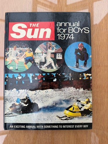 The sun annual for boys - sun, 1974