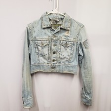 Department of Peace Denim crop