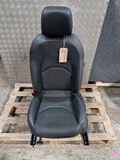 SEAT LEON MK3 2015 NS PASSENGER SIDE FRONT SEAT HALF LEATHER 