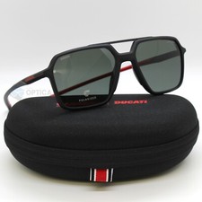 NEW Carrera CARDUC 042/S Ducati Polarized Sunglasses Matte Black-55mm Authentic