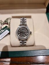 ROLEX LADY DATEJUST OYSTER PERPETUAL STEEL AUTOMATIC WRISTWATCH 69174 DIAMOND