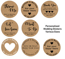 Personalised wedding shabby - wedding,