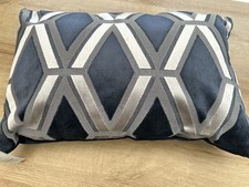 NEXT - Navy Blue Geo Luxe Cushion - 40cm X 59cm - NEW