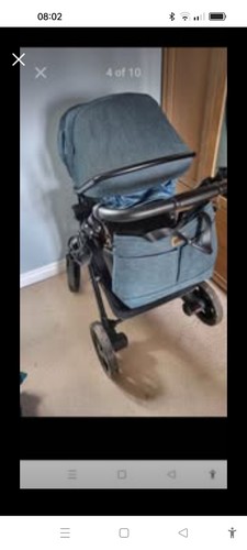 Silver cross pushchair used - silver,