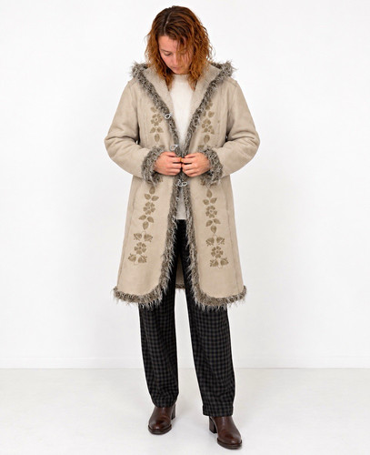 Yazz beige faux shearling - yazz,