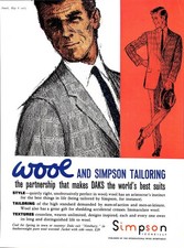 Original 1963 Advert SIMPSON