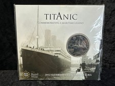 Alderney, £5 Coin 2012 (Titanic Centenary), Unc in Royal Mint Pack