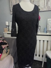 Ladies Long Black Dress Size