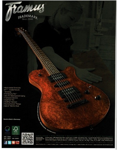 2012 framus panthera studio - 2012,