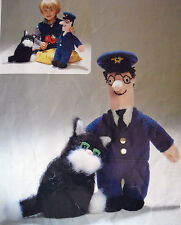 1785 POSTMAN PAT DOLL (16" TALL) & CAT (8" TALL) DK & MOHAIR Knitting Pattern