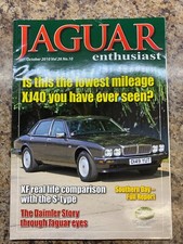JAGUAR ENTHUSIAST OCT 2010 XJ40 XF REAL LIFE COMPARISON WITH S TYPE DAIMLER STOR