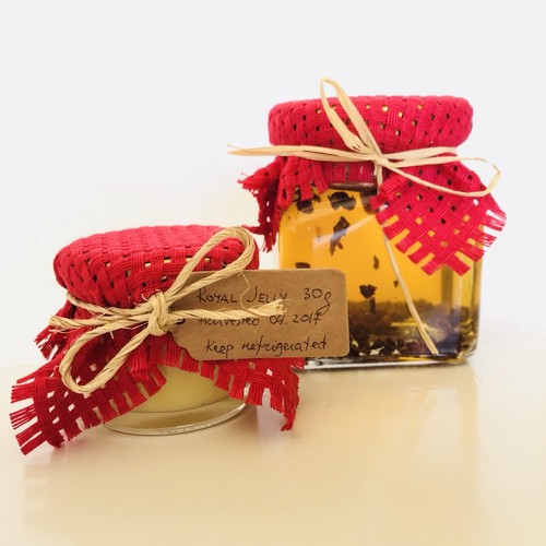Selection raw royal jelly - selection, of