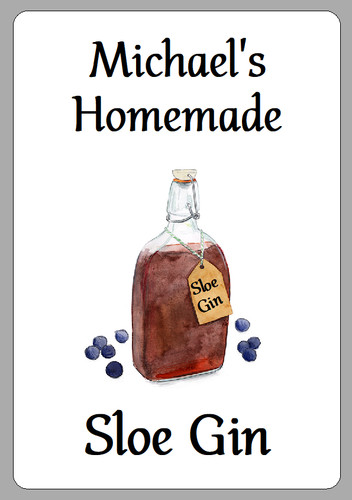 Homemade sloe gin - homemade,