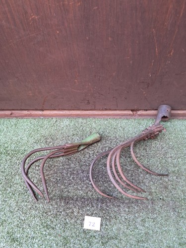 Vintage garden hoe heads - vintage,