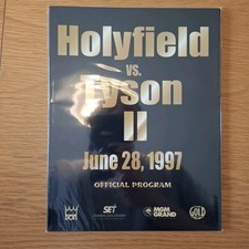 Evander Holyfield Vs Mike Tyson 2 Boxing Program