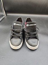 Heelys Size 1 wheely trainers Unisex black very good condition (no box)