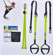 Rhinosport Fitness Resistance Suspension Training Kit green  Exercise Straps