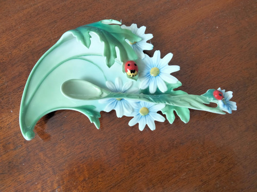 Franz porcelain dish with - porcelain,
