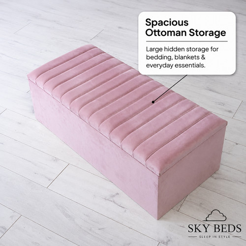 Ottoman storage box blanket - storage,