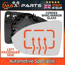 Left Passengers Side Heated Wing Mirror Glass For VW Golf MK7 2012-2020